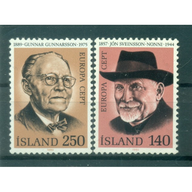 Islande 1980 - Y & T n. 505/06 - Europa (Michel n. 552/53)