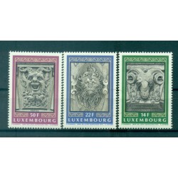 Lussemburgo 1992 - Y & T n. 1249/51 - Dettagli architettonici (Michel n. 1299/1301)