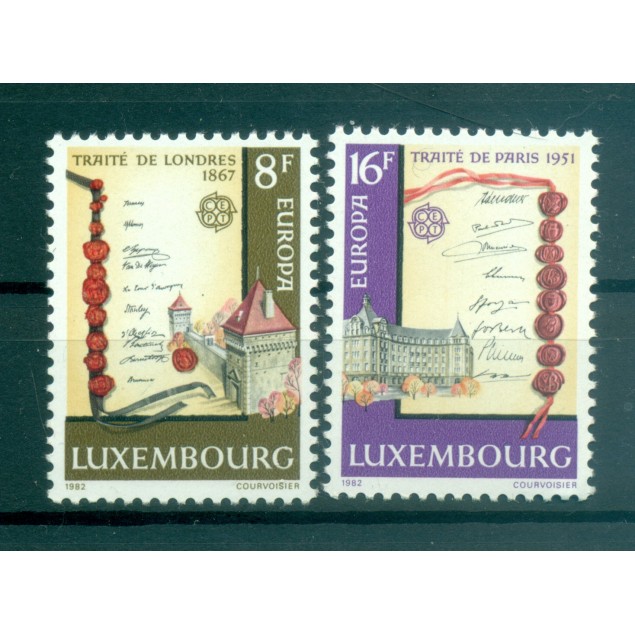 Lussemburgo 1982 - Y & T n. 1002/03 - Europa (Michel n. 1052/53)