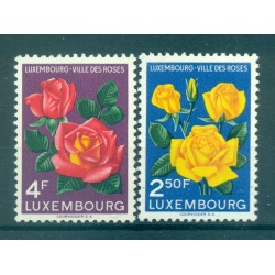 Luxembourg 1956 - Y & T n. 508/09 - Roses (Michel n. 549/50)