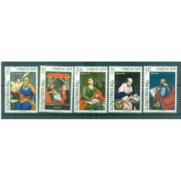 Luxembourg 1978 - Y & T n. 926/30 - Caritas (Michel n. 976/80)