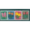 Luxembourg 1955 - Y & T n. 490/93 - Floralies de Mondorf-les-Bains  (Michel n. 531/34)