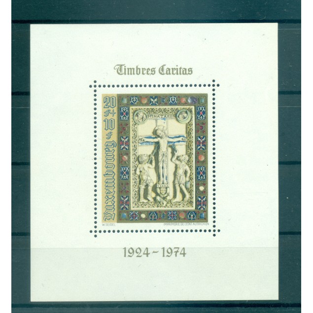 Lussemburgo 1974 - Y & T foglietto n. 9 - Caritas (Michel foglietto n. 9)