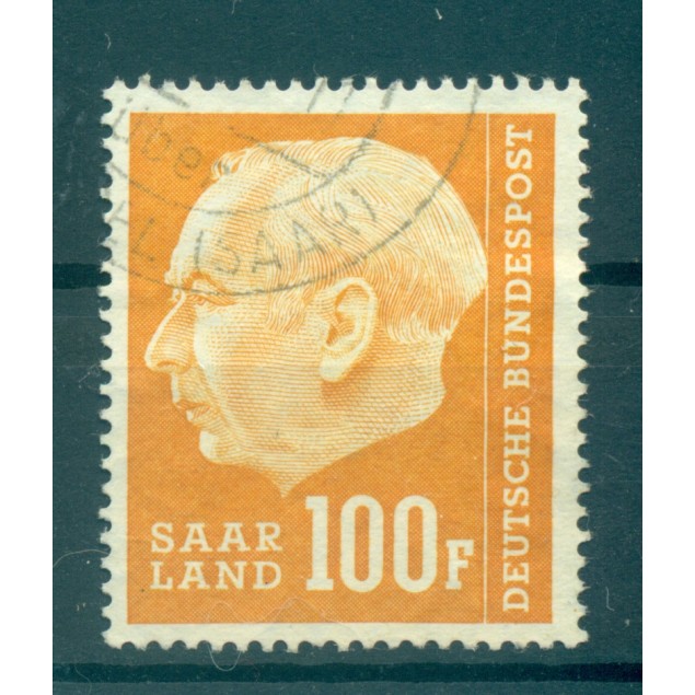 Saarland 1956-57 - Michel n. 396 - President Heuss (Y & T n. 378)