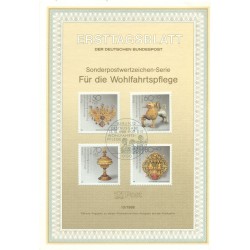 West Berlin 1988 - Michel n. 818/21 - Masterpieces from the Museums of the Republic (Y & T n. 779/82)