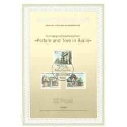 Berlin  Ouest 1986 - Michel n. 761/63 - Portes et portails de Berlin (Y & T n. 722/24)