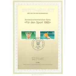 Berlin Ouest  1985 - Michel n. 732/33 - Evénements sportifs de 1985 (Y & T n. 691/92)