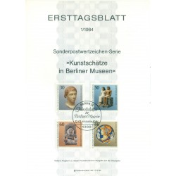 Berlin Ouest  1984 - Michel n. 708/11 - Objets d'art des Musées de Berlin (Y & T n. 669/72)