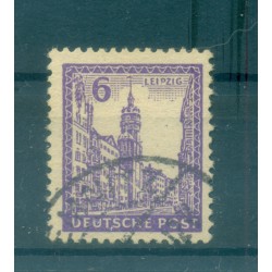 Saxe de l'Ouest  1946 - Michel n. 159 x - Armoiries et vues de Leipzig  (i) (Y & T n. 34)