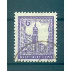 Saxe de l'Ouest  1946 - Michel n. 153 Y a - Armoiries et vues de Leipzig  (Y & T n. 34)
