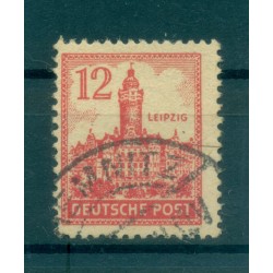 Saxe de l'Ouest  1946 - Michel n. 161 x - Armoiries et vues de Leipzig  (ii) (Y & T n. 36)