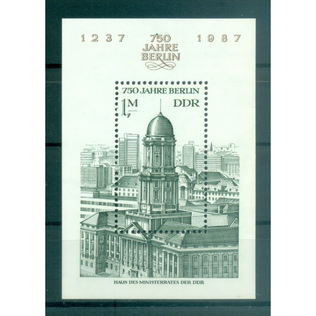 Germany - GDR 1986 - Y & T sheet n. 83 - Berlin (Michel n. 84)