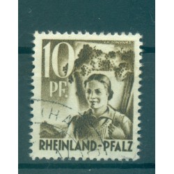 Renania-Palatinato 1948-49 - Michel n. 35 - Personalità e vedute (Y & T n. 33) (ii)