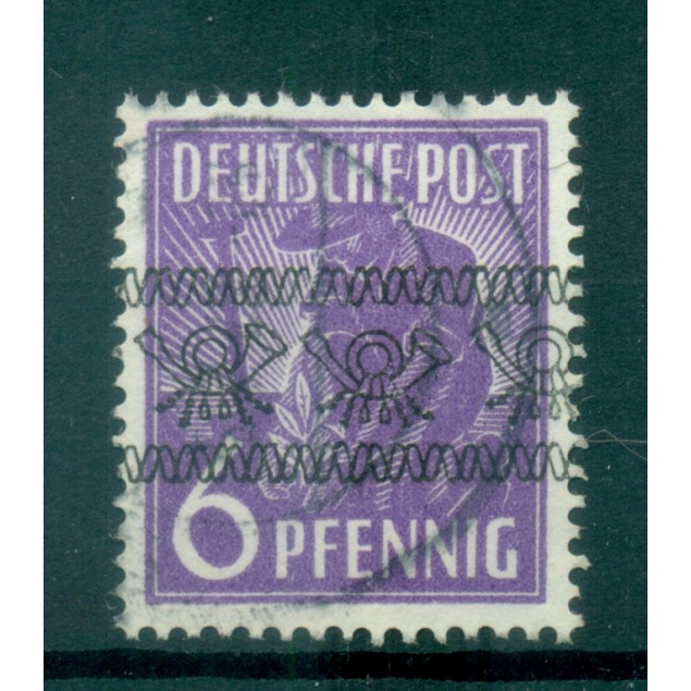 Germania Bizone 1948 - Y & T n. 22 tipo II - Francobolli delle zone A.A.S. del 1947 soprastampati (Michel n. 37 I a)