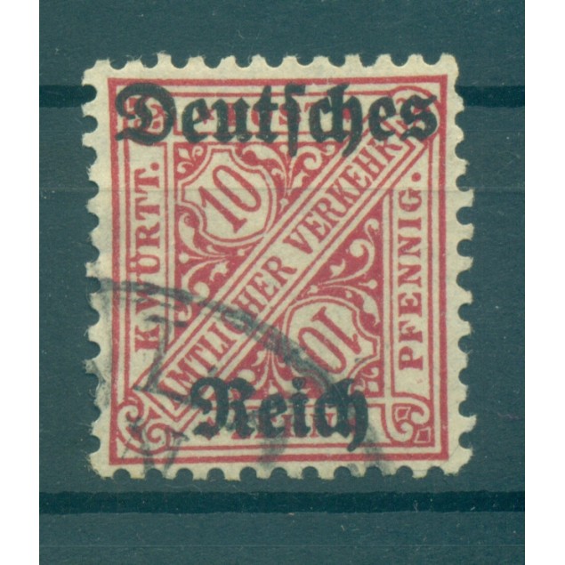 Deutsches Reich 1920 - Michel n. 58 - Timbres de Wurtemberg surchargés (Y & T n. 15AA) (iii)