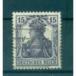 Deutsches Reich 1916-19 - Michel  n. 101 a - Definitive (Y & T  n. 100) - Perfin