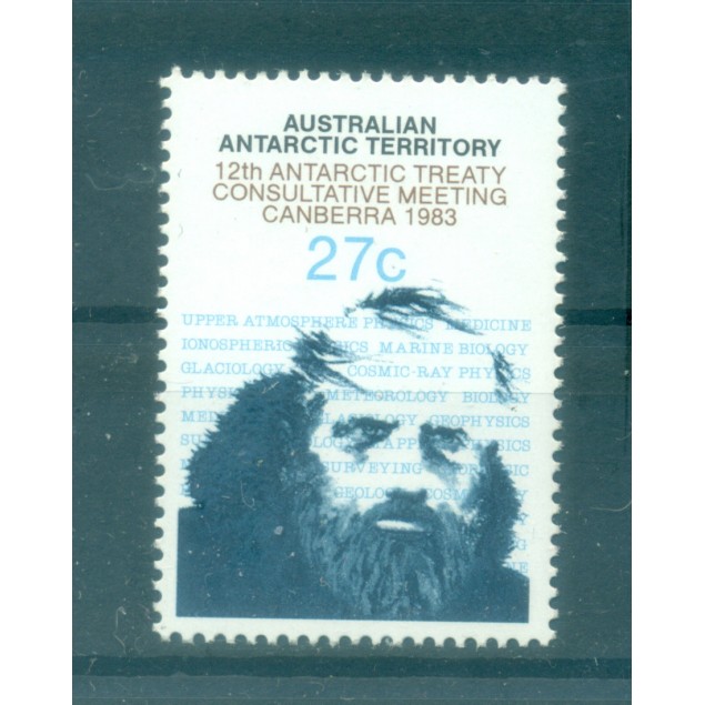 Australian Antarctic Territory 1983 - Y & T n. 60 - Antarctic Treaty (Michel n. 60)