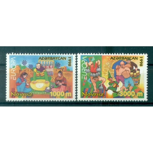 Azerbaijan 1998 - Y & T n. 359/60 - Europa (Michel n. 438/39)