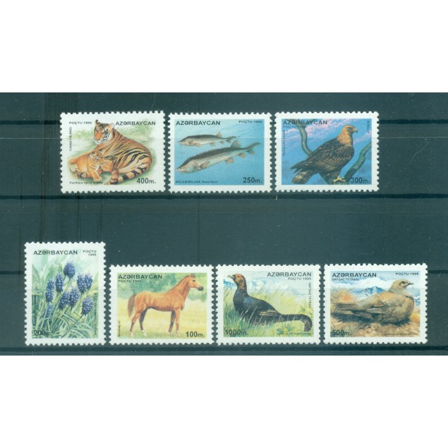 Azerbaijan 1996 - Y & T n. 243/49 - Fauna and flora (Michel n. 269/75)