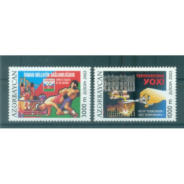 Azerbaïdjan 2003 - Y & T n. 460/61 - Europa (Michel n. 543/44 A)