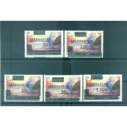 Azerbaïdjan 1992 - Y & T n. 78/82 - Série courante (Michel n. 70/74 II)