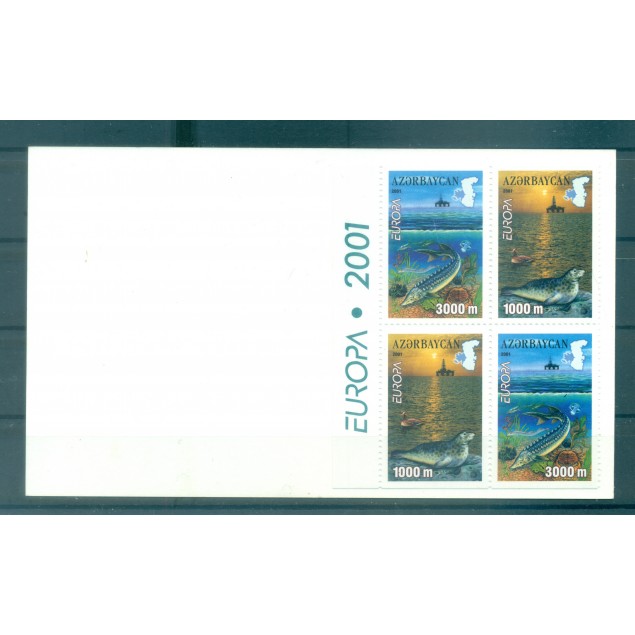 Azerbaïdjan 2001 - Y & T carnet n. C417a - Europa (Michel n. 494/95 D)