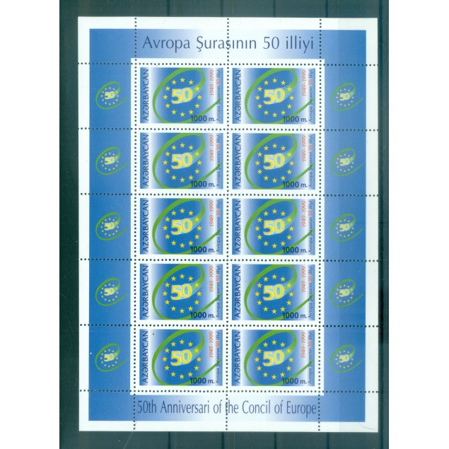 Azerbaïdjan 1999 - Y & T  n. 392C - Conseil de l'Europe (Michel n. 460)
