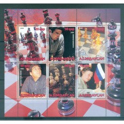 Azerbaijan 2008 - Sheet "chess" perforated