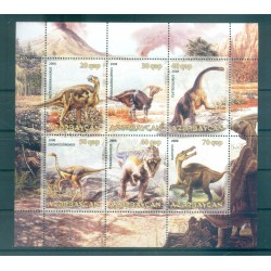 Azerbaïdjan 2008 - Feuillet "animaux préhistoriques"