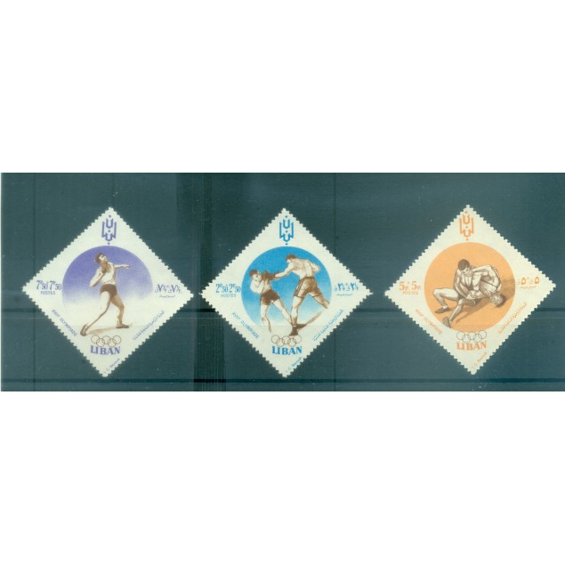 Liban 1961 - Y & T  n. 176/78 - Jeux olympiques de Rome (Michel n. 695/97)