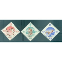 Libano 1961 - Y & T  n. 207/09 posta aerea - Olimpiadi di Roma (Michel n. 698/700)