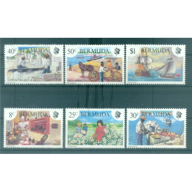 Bermuda 1981 - Y & T  n. 396/401 - Heritage (Michel n. 395/400 X)