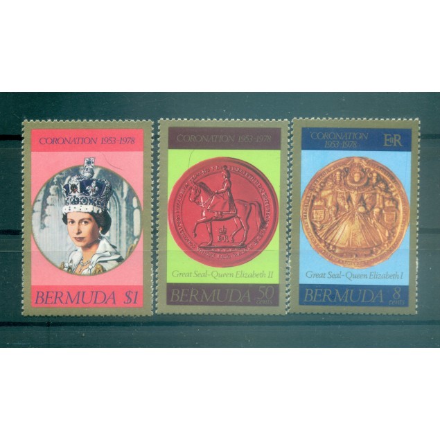 Bermuda 1978 - Y & T  n. 350/52 - Regina Elisabetta II (Michel n. 349/51)