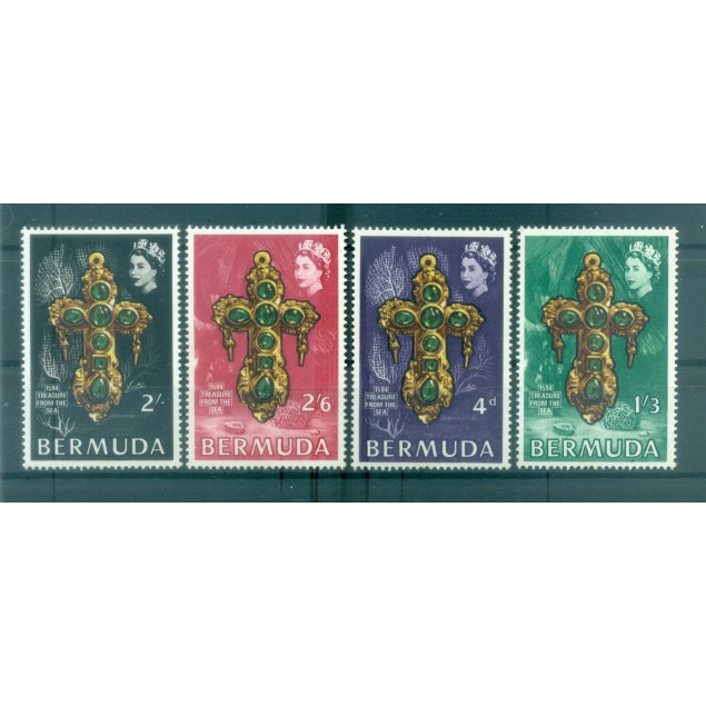 Bermuda 1969 - Y & T  n. 222/25 - Treasure from the sea (Michel  n. 223/26)