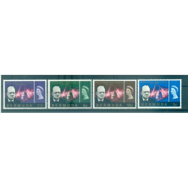 Bermuda 1966 - Y & T  n. 189/92 - Sir Winston Churchill (Michel  n. 190/93)