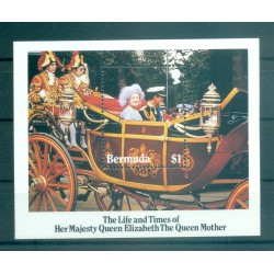 Bermuda 1985 - Y & T  foglietto n. 5 - La regina madre Elisabetta (Michel  foglietto n. 5)