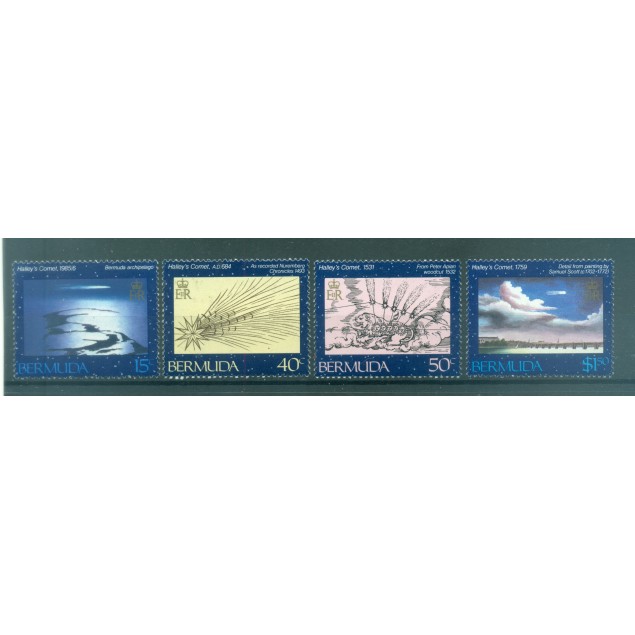 Bermuda 1985 - Y & T  n. 467/70 - Halley's comet (Michel  n. 467/70)