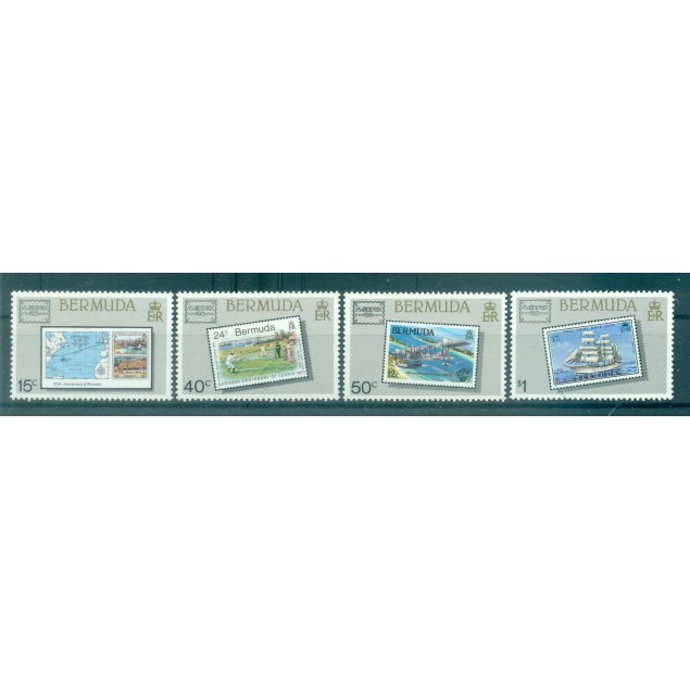 Bermudes 1986 - Y & T  n. 487/90 - AMERIPEX '86 (Michel  n. 493/96)