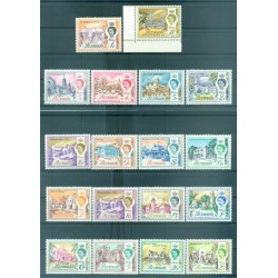 Bermudes 1962-66 - Y & T  n. 163/79 - Série courante (Michel  n. 162/80 X)