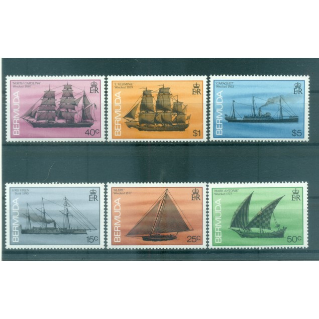 Bermuda 1986 - Y & T  n. 491/96 - Serie ordinaria (Michel  n. 476-478-479/80-482-486 Y I)