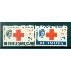 Bermuda 1963 - Y & T  n. 181/82 - International Red Cross (Michel  n. 182/83)
