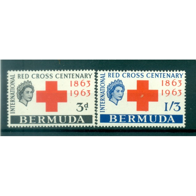 Bermuda 1963 - Y & T  n. 181/82 - Croce Rossa Internazionale (Michel  n. 182/83)