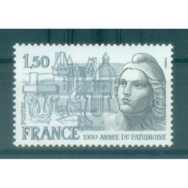 Francia  1980 - Y & T n. 2092 - Anno del Patrimonio (Michel n. 2212)