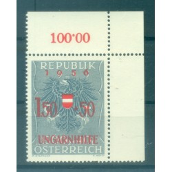 Autriche 1956 - Y & T n. 863 - Réfugiés hongrois (Michel n. 1030)
