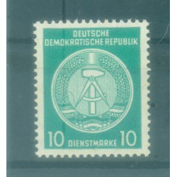 Germania - RDT 1958-59 - Y & T n. 50B francobolli di servizio - Stemmi (Michel n. 35 y A Y)