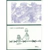 « KUFIA » – Crayons italiens pour la Palestine, un coffret de 18 cartes postales illustrées