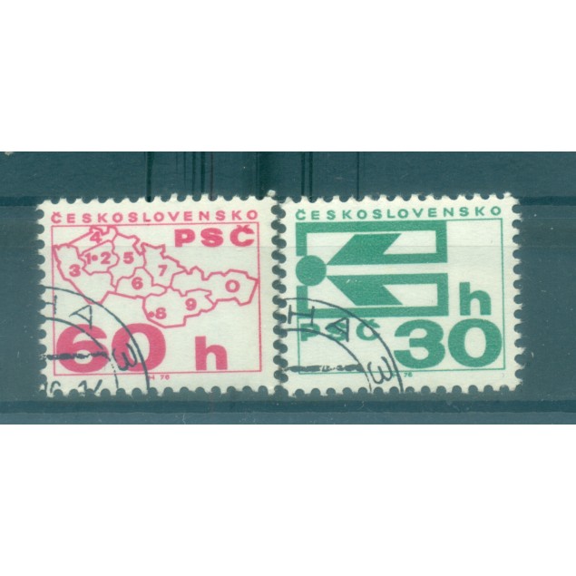 Czechoslovakia 1976 - Y & T n. 2176/77 - Definitive (Michel n. 2340/41)