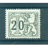 Belgio  1966-70 - Y & T n. 71 segnatasse - Grande numero (Michel n. 61 v)