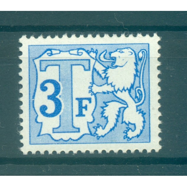 Belgio  1966-70 - Y & T n. 68 segnatasse - Grande numero (Michel n. 58 x)