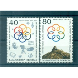 Georgia 1997 - Y & T n. 205/06 - Giochi olimpici giovanili (Michel n. 256/57)